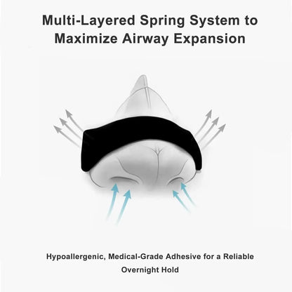 Nasal Breathing Dilator Starter Kit – Anti-Snoring Magnetic Nose Strips for Sleep & Sports Airflow Improvement