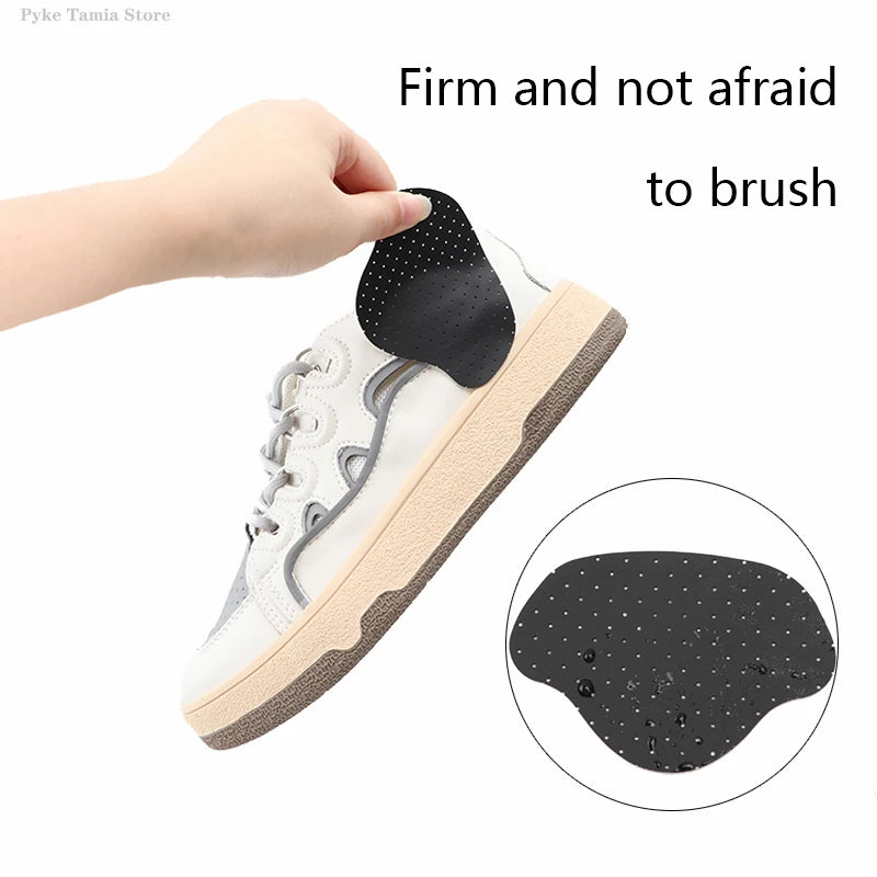 4pcs Heel Repair Patches – Breathable Shoe Hole Repair Stickers, Anti-Wear Heel Pads & Insoles Protector Inserts for Sneakers Foot Care