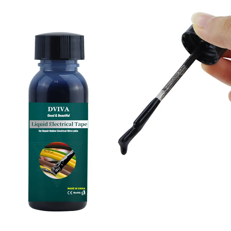 Liquid Electrical Tape Sealant | Insulation Paste & Fix Line Glue for Wires, Cables & Home Use