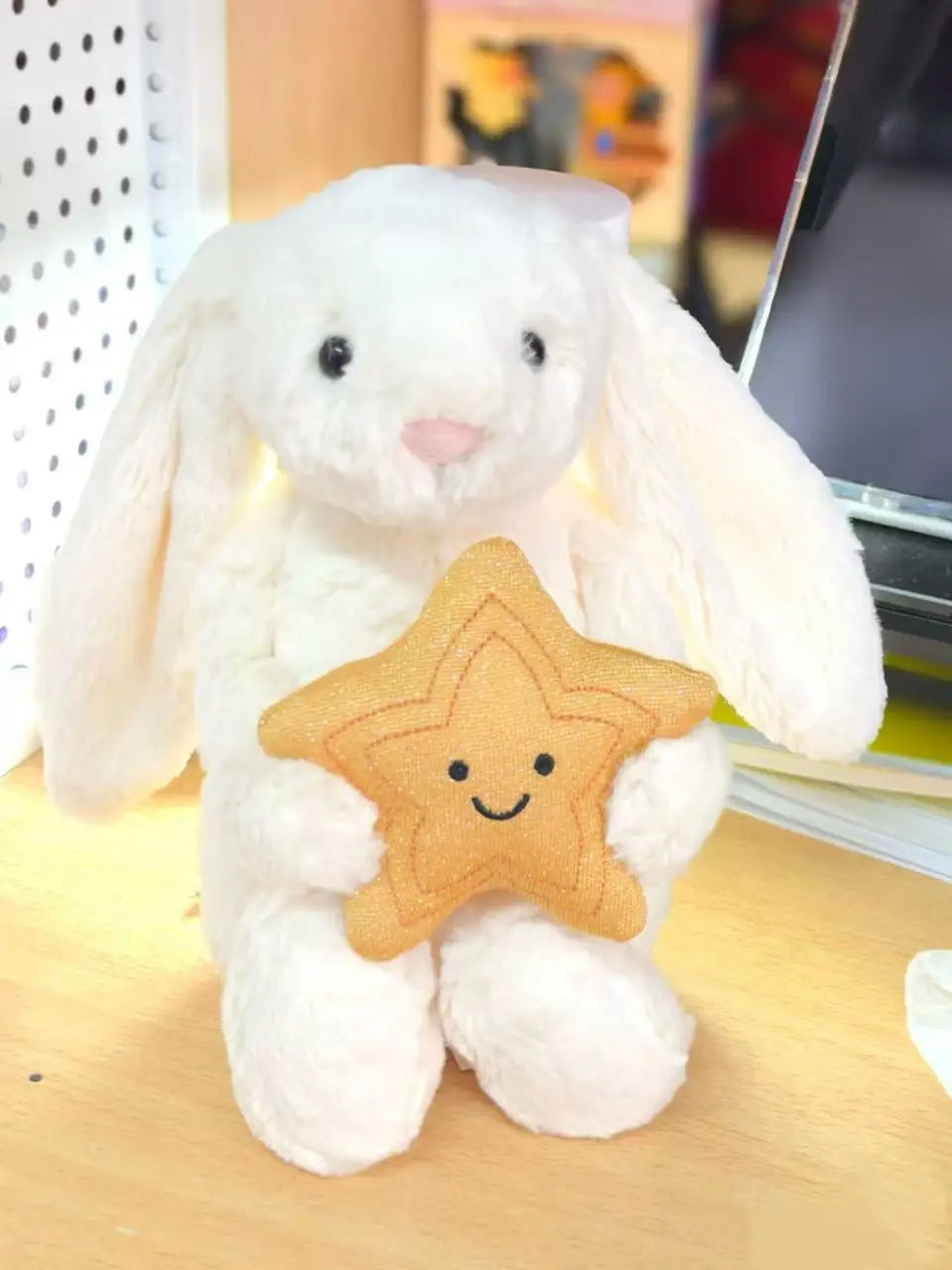 30cm Long Ears Bunny Plush Toy - Ultra Soft Rabbit Stuffed Animal Home Decor & Gift