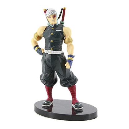 Anime Demon Slayer Kimetsu No Yaiba Action Figures – Tanjirou, Nezuko, Zenitsu & Inosuke PVC Model Toys