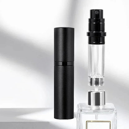 5ml Mini Bottom-Filling Perfume Spray Bottles: Refillable Cosmetic Atomizer - Portable Liquid Container Dispenser