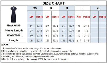 TRAF Women’s Denim Bodycon Dress – Summer 2025 Blue Button Ruffled Batwing Sleeve Long Casual Beach Vestido