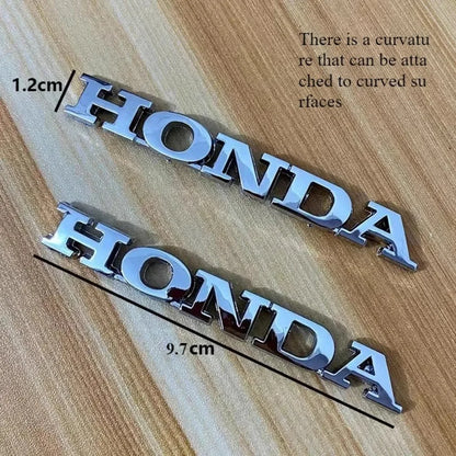 Honda 3D Electroplated Motorcycle Sticker – Rear Guard Plate Logo for PCX125, CBR1000R & CBR650R Accessories