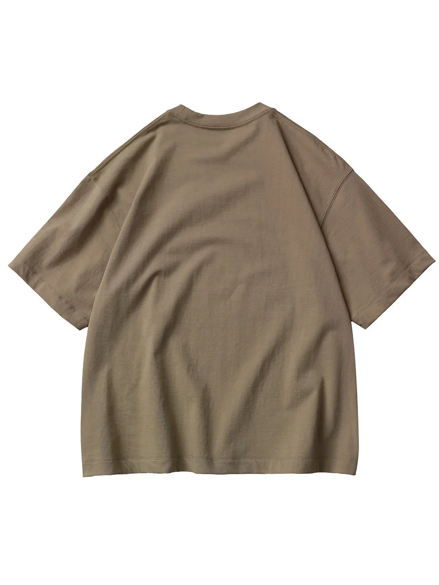 Heavy Cotton Oversized Men’s T-Shirt – 320g Solid Color Drop Shoulder Short Sleeve