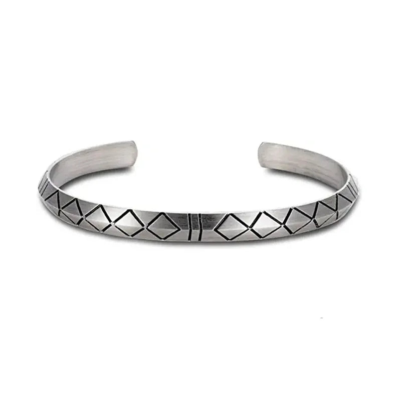 Retro Sword-Shaped Bracelet – Creative Open Bangle for Men & Women, Fashionable Party Jewelry Gift
