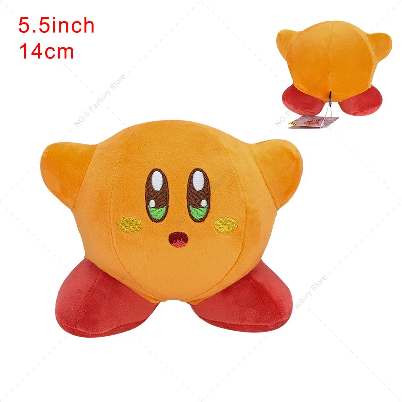 4 Styles Kirby Plush Doll – Pink, Yellow & Green Anime Stuffed Toy for Kids’ Christmas & Birthday Gifts