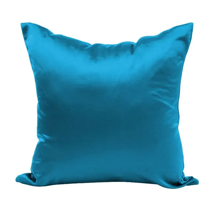 Silky Satin Pillow Cover - Smooth Decorative Cushion Case for Sofa & Bed