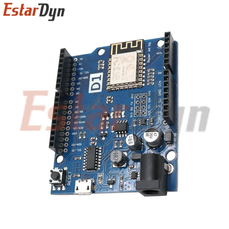 WeMos D1 R2 ESP8266 WiFi Development Board - Arduino UNO Compatible Module for NodeMCU Projects