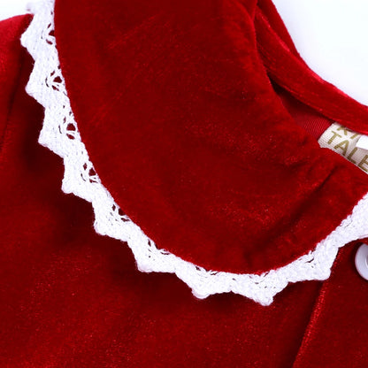 2025 Kids Christmas Pajama Set – Velvet Long Sleeve Loungewear & Sleepwear for Boys & Girls