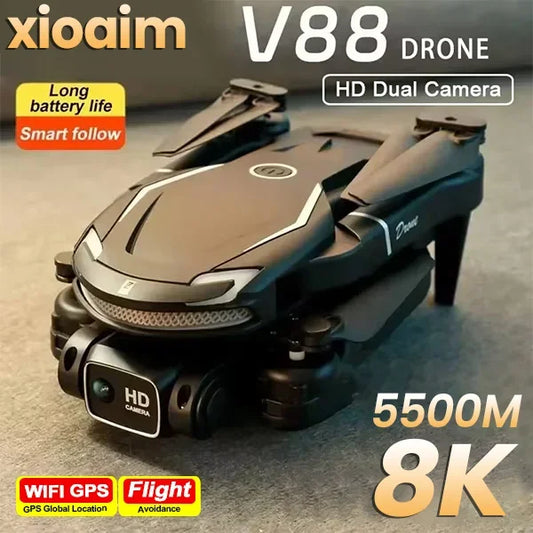 V88 Drone 8K 5G GPS Quadcopter – Professional HD Aerial Photography with Dual Camera for Xiaomi