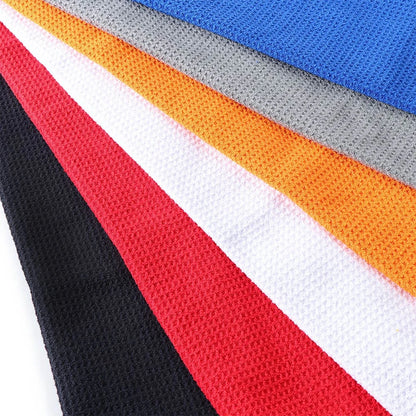 Microfiber Golf Ball Towel - 8 Colors Cleaning Towel with Carabiner Hook for Golf Clubs and Accessories