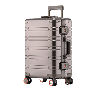 2024 Large Capacity Luggage Sets - Durable Aluminum Suitcase for Women - Carry-On Boarding Travel Options 20/24/29 Inch