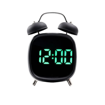 LED Digital Alarm Clock – Voice Control, Date & Temperature Display, Adjustable Brightness & Snooze, 12/24H Table Clock