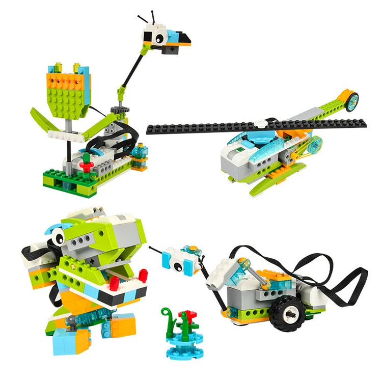 NEW WeDo 2.0 Core Set Robotics STEAM Kit – Compatible with 45300 We-Do Building Blocks, DIY Educational Toy for Christmas