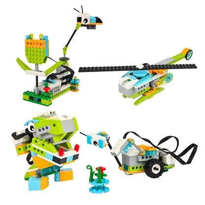 NEW WeDo 2.0 Core Set Robotics STEAM Kit – Compatible with 45300 We-Do Building Blocks, DIY Educational Toy for Christmas