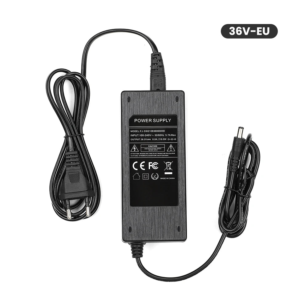 AIYIMA DC36V 6A Power Adapter — Audio Amplifier Power Supply with EU/US Plug