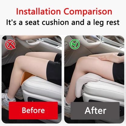 Tesla Model 3/Y Juniper 2019–2026 Car Seat Leg Support Extender Cushion – Auto Seat Extension Interior Accessory