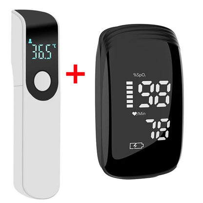 Rechargeable Digital Infrared Thermometer - Non-Contact Body Temperature Monitor for Adults and Infants with LCD Display
