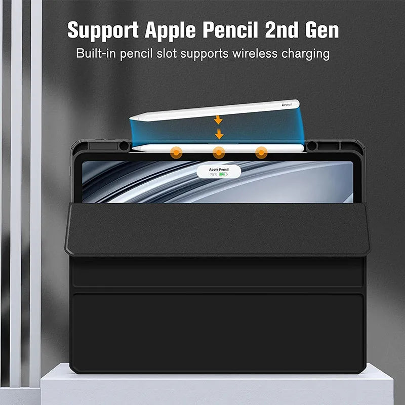 iPad Pro 11/12.9 Case – 2022/2021/2020, Cover for iPad Air 4/5, 10th Gen & Mini 6 with Pencil Holder