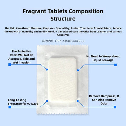 Car Air Vent Aromatherapy Tablets - Solid Fragrance Air Outlet Supplements, 10/50/100/500PCS