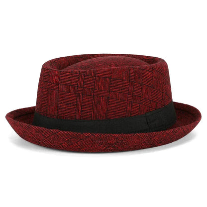 Cotton Sun Protection Jazz Hat for Men - Retro Style Top Hat for Outdoor Hip-Hop and Street Dance