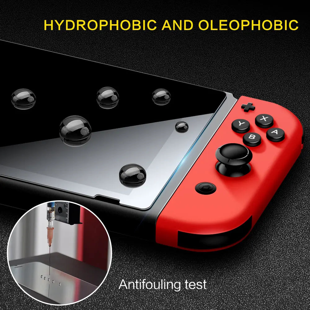 SmartDevil HD Tempered Glass Screen Protector – Full Cover for Nintendo Switch, Switch Lite & OLED