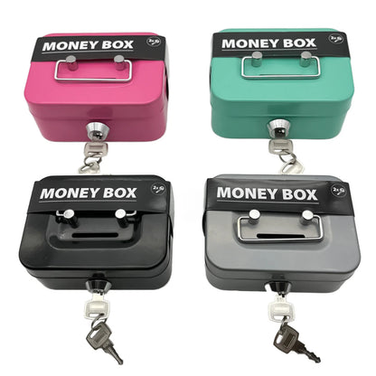 Creative Portable Piggy Bank Storage Box - Small Lockable Coin & Key Storage Organizer