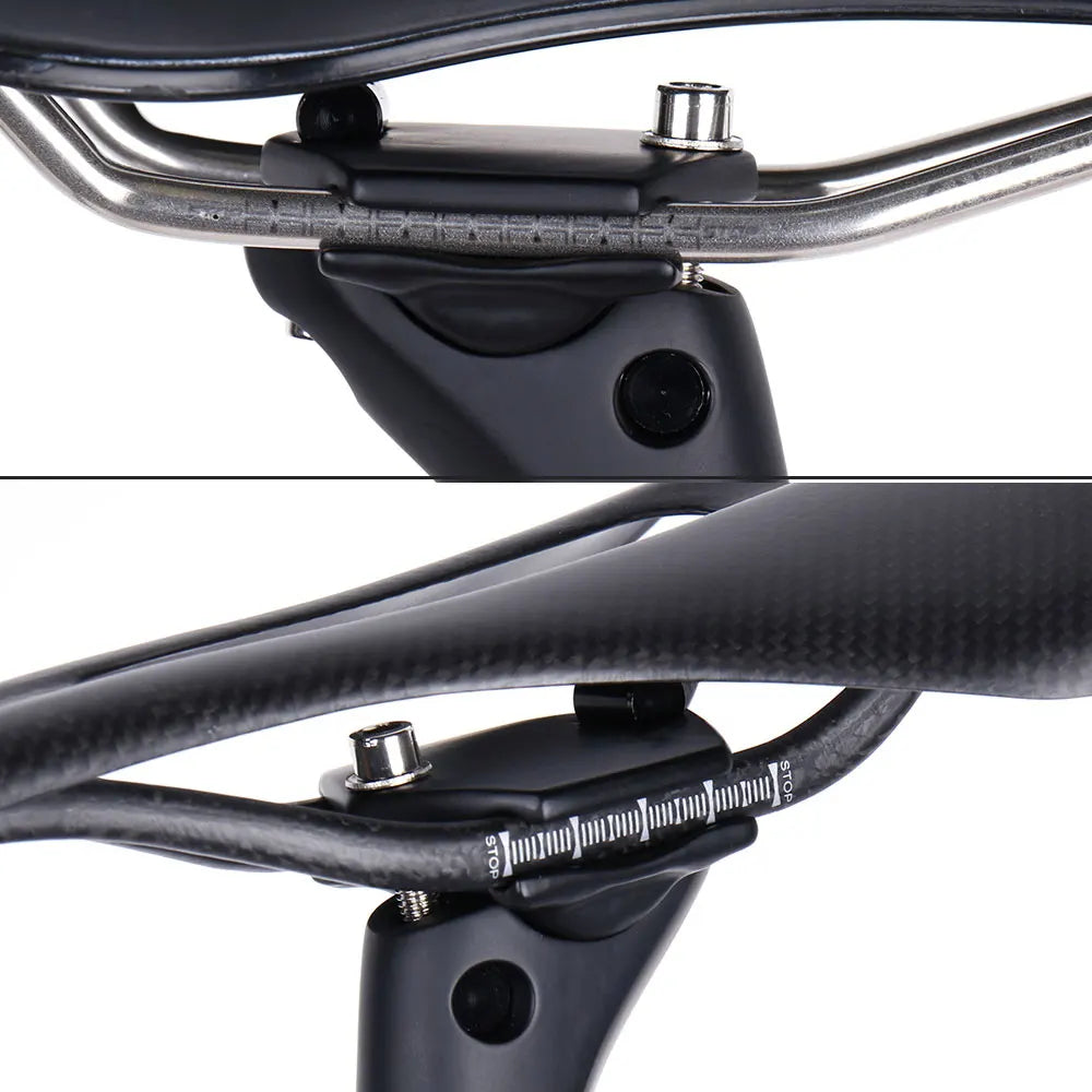 ELITAONE MTB Carbon Seat Post - 31.6/27.2mm, 20mm Offset, Road Bike Carbon Fiber Seatpost with Base Cover
