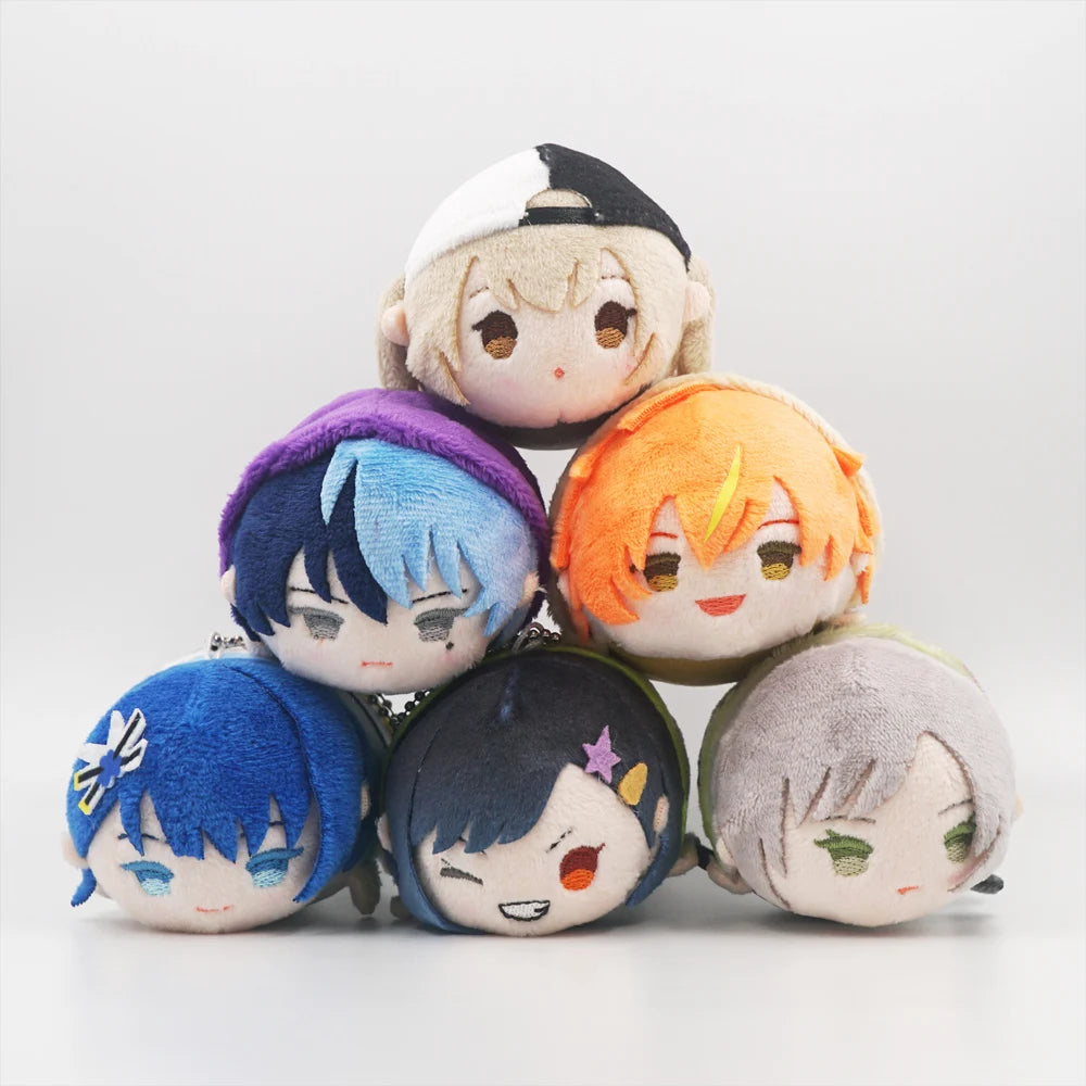 Stuffed Mochi Mascot Keychain — PROJECT SEKAI Wonderlands×Showtime Nightcord Vivid BAD SQUAD Leo/Need MORE JUMP
