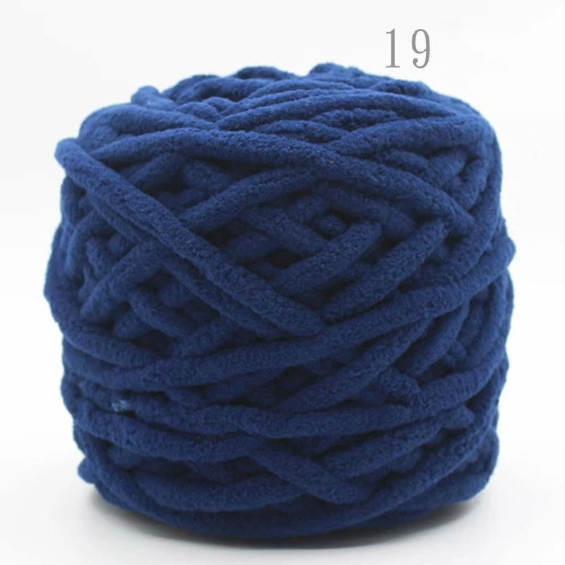3PCS 300g Soft Chenille Knitting Yarn – Thick Ice Strip Cotton Wool Yarn for DIY Handmade Blankets, Scarves & Craft Projects