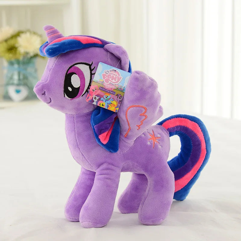 20cm My Little Pony Plush Toy – Twilight Sparkle, Rainbow Dash, Applejack, Rarity, Fluttershy & Pinkie Pie Soft Filled Doll Gift