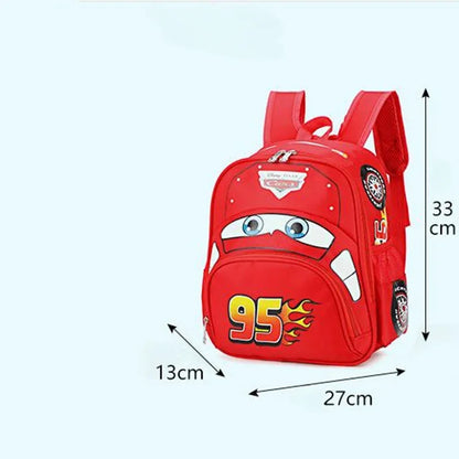 Hot Kindergarten Cartoon 3D Car Travel Backpack – Waterproof Boys Backpack for Kids 2-5 Years Old