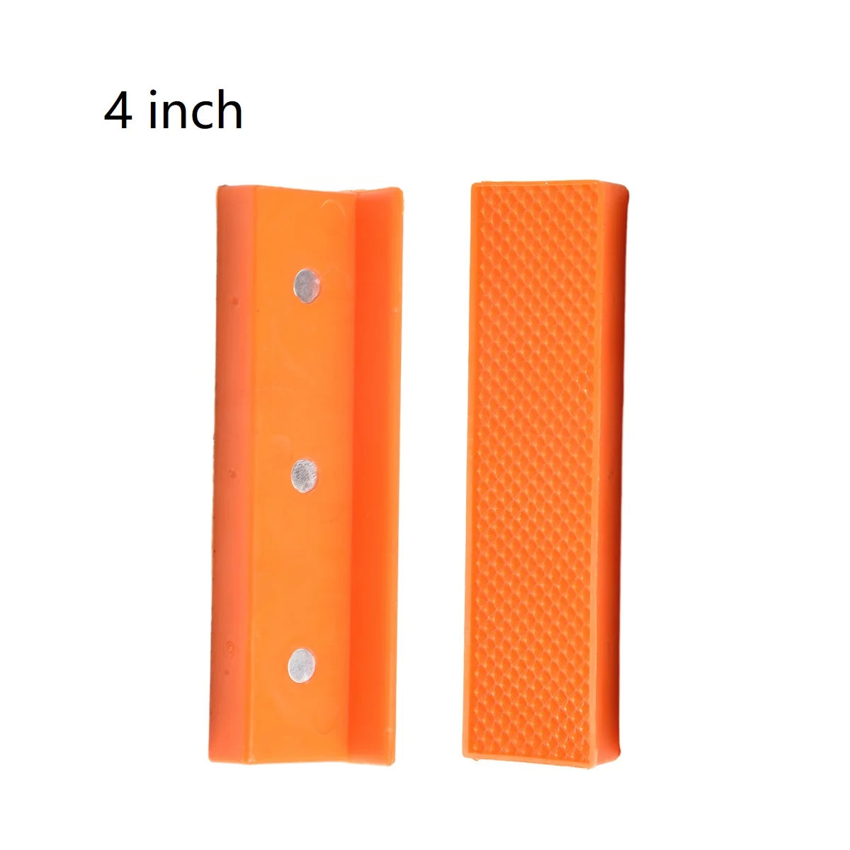 2PCS Magnetic Soft Jaw Pads – 4/5/6 Inch Rubber Pads for Metal Vise Bench Machine Tools