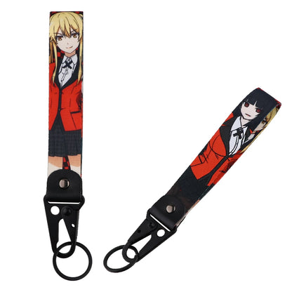 Anime Eagle Beak Keychain – Cool Short Lanyard for Phone, Badge Holder & USB Pendant