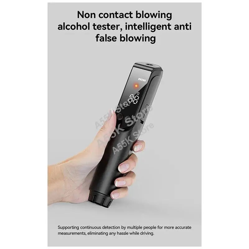 A55K Non-Contact Alcohol Breathalyzer – High-Precision Breath Alcohol Tester for Overnight Alcohol Detection