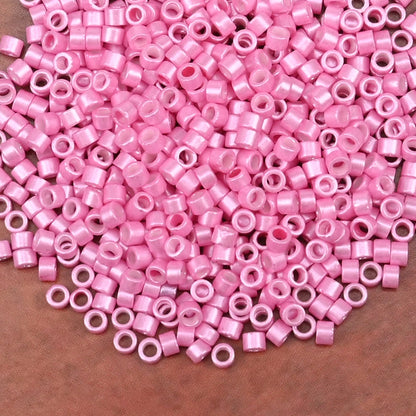 2.5mm Mini Glass Cylinder Beads – Antique Pearl Color Craft Beads for DIY Bracelets & Necklaces Jewelry Making Accessories