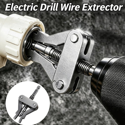 Universal Broken Pipe Extractor Tool - Hex Shank Faucet Valve & Stuck Insert Remover Kit