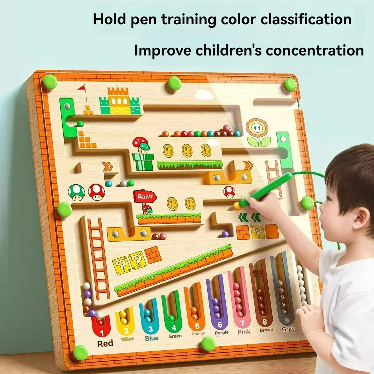 Children’s Magnetic Maze Walking Ball – Early Education Puzzle Toy for Logic, Concentration & Thinking Skills (3+ Years)