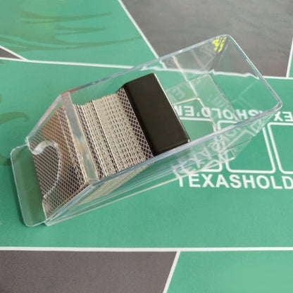 4/6-Deck Acrylic Blackjack Dealing Shoe – Durable Poker Dealer Equipment & Card Game Supply