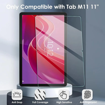 Lenovo Tab M11 2024 11 Inch Screen Protector – 9H Tempered Glass Anti-Scratch Clear Protective Film (TB-330FU, TB-331FC)