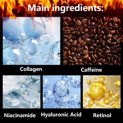 60g Caffeine Thermal Massage Cream - Nourishing & Moisturizing Face and Body Firming Cream for Massage and Fitness Routines