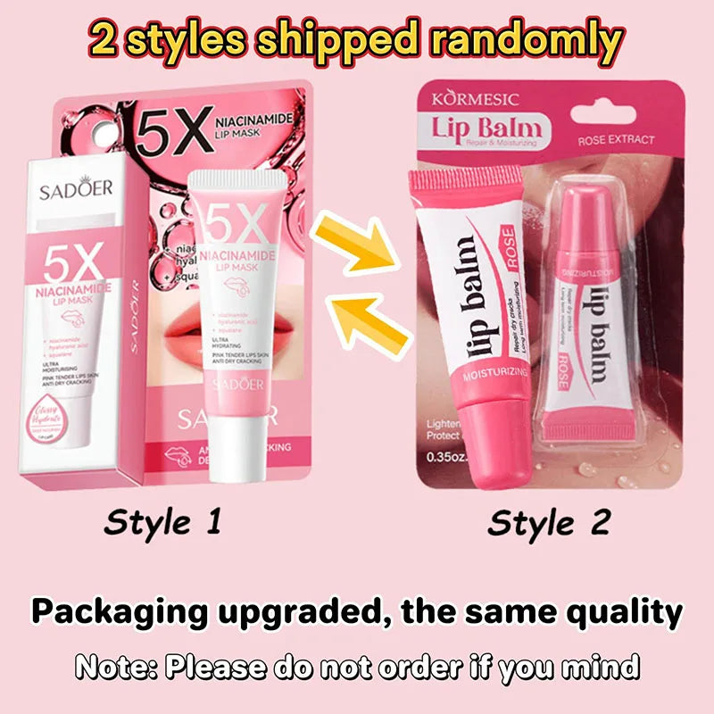 Dark Lip Balm Lightening Treatment – Exfoliating Melanin Mask for Pinker Lips, Reduces Lines & Improves Dryness