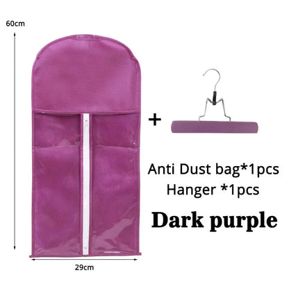 Wig Storage Bag with Hanger - Dustproof Protective Organizer Case for Hair Extensions & Wigs