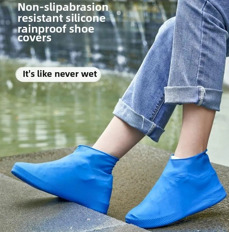 Reusable Non-Slip Rain Boot Covers – Waterproof Rubber Shoe Protectors for Outdoor & Home Use