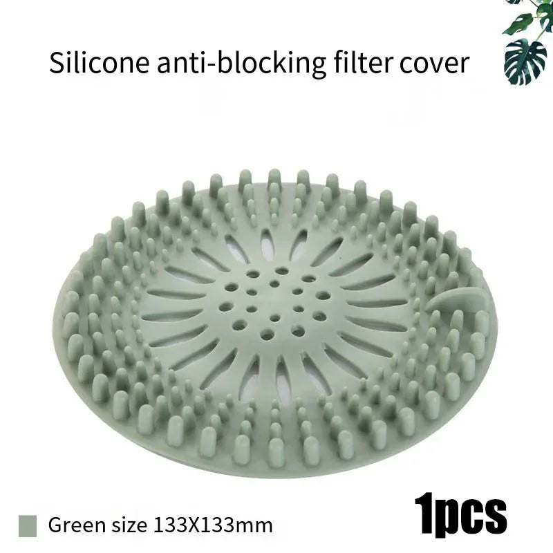 Sewer Hair Floor Drain Filter – Anti-Clogging Bathroom & Kitchen Sink Cover, Magic Hair Catcher Tool