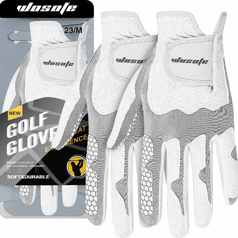 Premium Men’s Golf Glove – Left Hand, Breathable, Non-Slip, Shock Absorbing, Perfect for Gifting