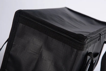 Insulated Thermal Cooler Bag — Large Drink & Food Storage Bag with Zipper, Chilled Lunch Box for Picnic & Meal Storage