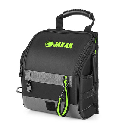 JAKAH JK-208 Electrician Tool Pouch - Multi-Pocket Ergonomic Tool Bag with Padded Shoulder Strap