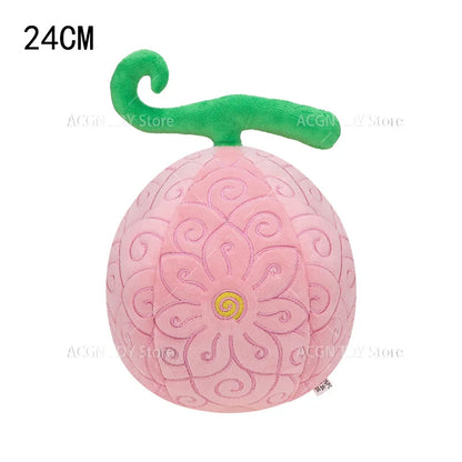 6 Styles Fruit Plush Toys – Anime Soft Stuffed Toys: Gum-Gum, Op-Op, Tremor-Tremor, Flower-Flower, Flame-Flame, Fish-Fish Gifts
